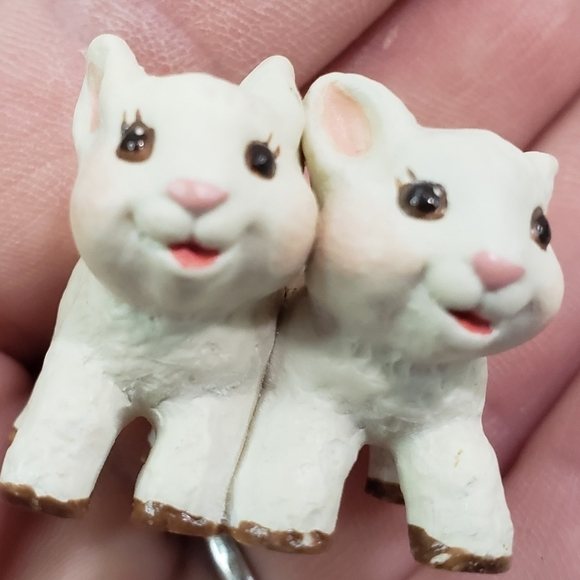 Hallmark Merry Miniatures Noah's Friends Camel Sheep 2 Piece Set 1997 With Box - Picture 2 of 14